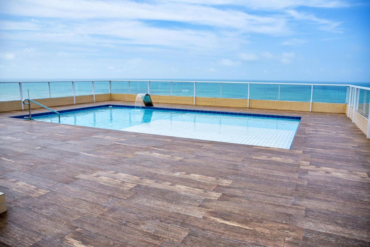 Apto C Wi-Fi A Beira-Mar Na Praia Jardim Real Sp Apartment Praia Grande  Exterior photo