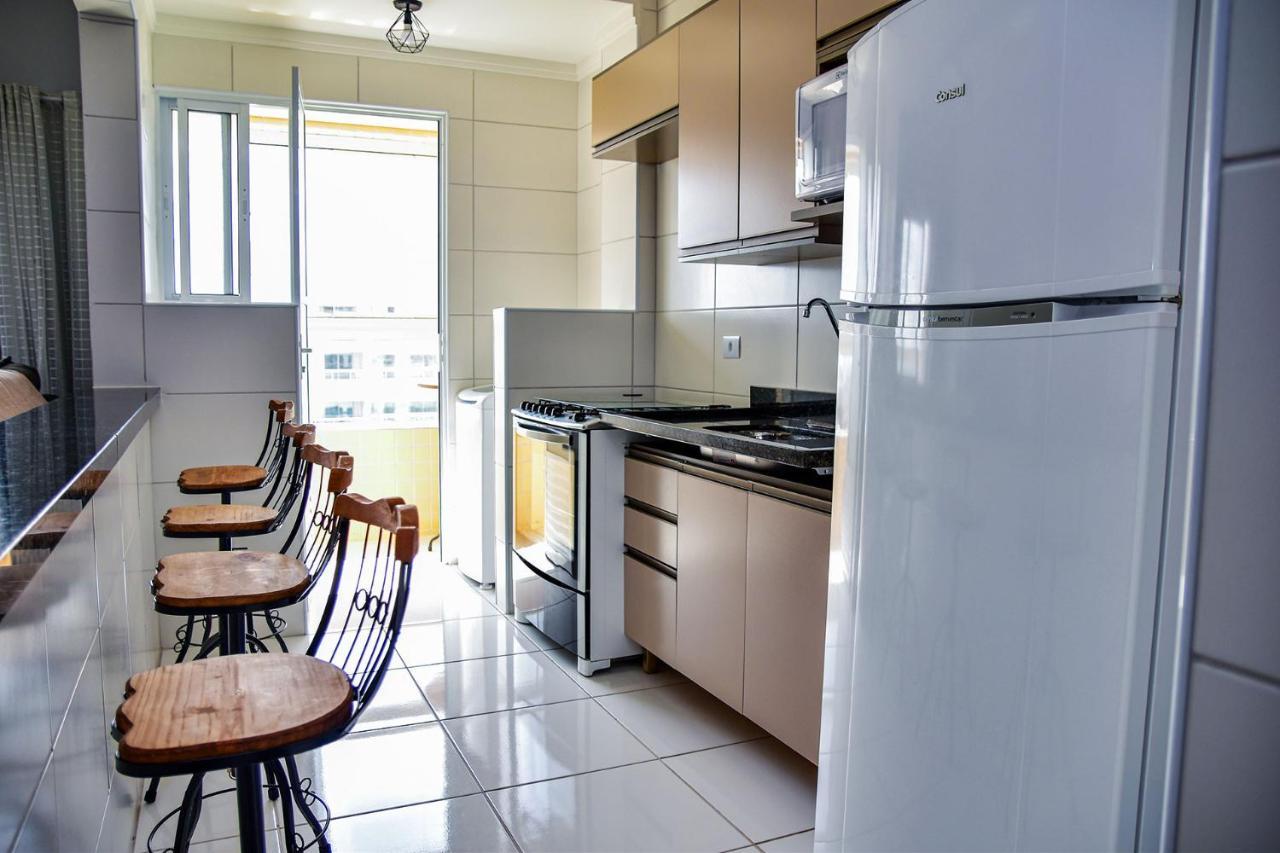 Apto C Wi-Fi A Beira-Mar Na Praia Jardim Real Sp Apartment Praia Grande  Exterior photo