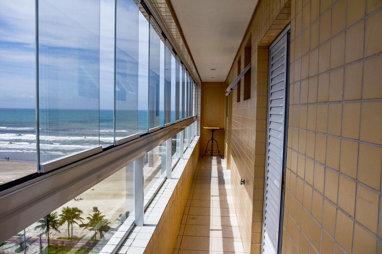 Apto C Wi-Fi A Beira-Mar Na Praia Jardim Real Sp Apartment Praia Grande  Exterior photo
